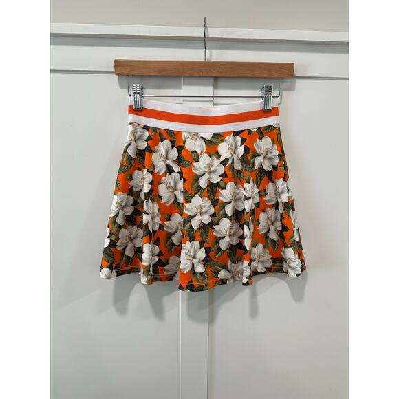 Alice + Olivia Floral Blaise Trapeze Mini Skort Size XS - Picture 1 of 4